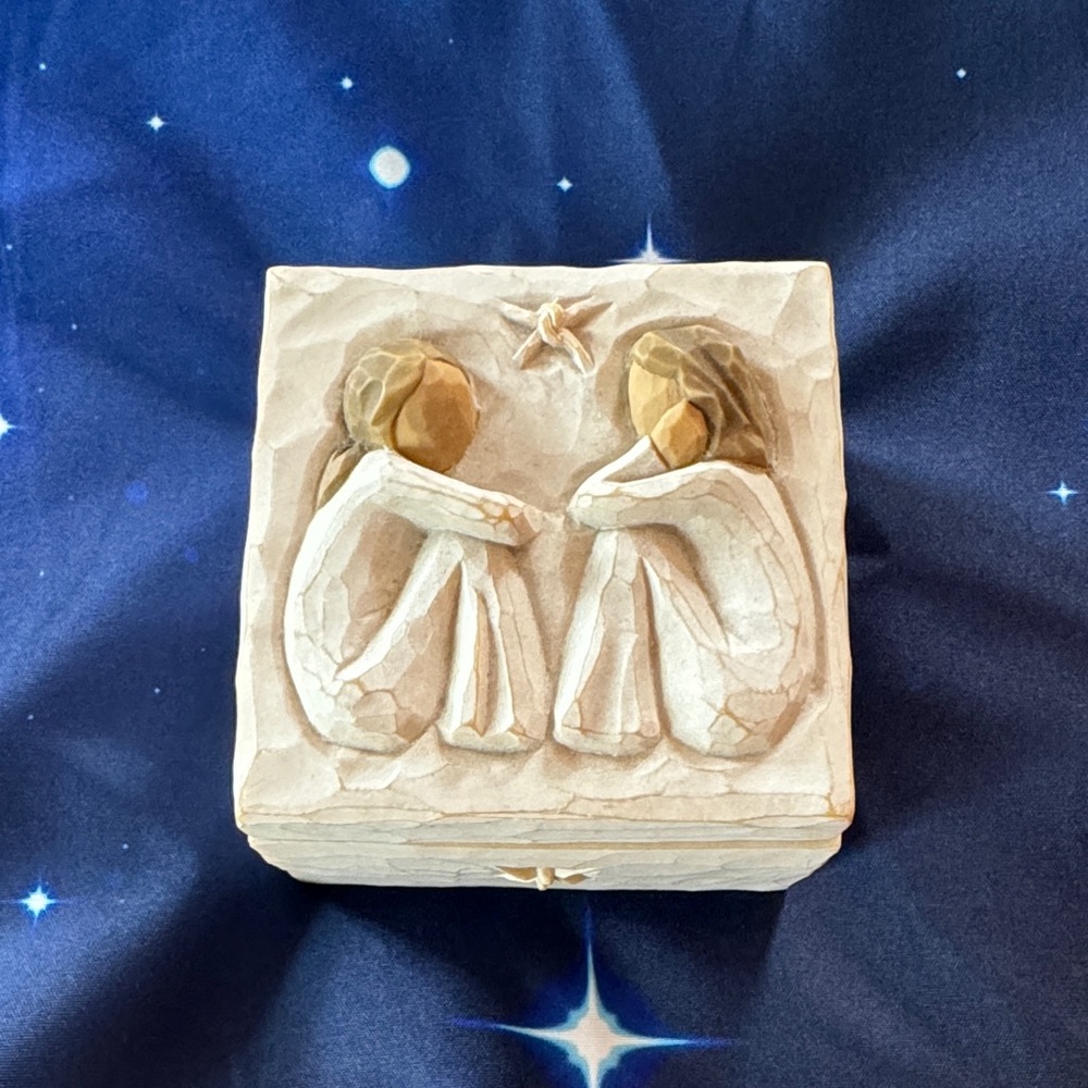 Willow tree Carved friendship Keepsake Box
